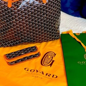 Goyard // Black & Brown Saint Louis PM Tote Bag – VSP Consignment